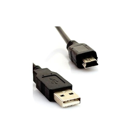 USB macho A a mini USB 5 pines