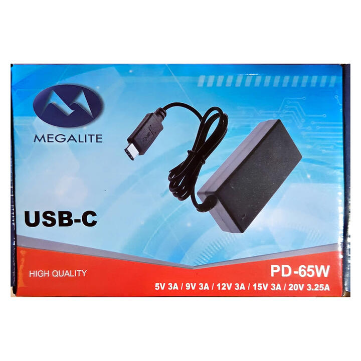 FUENTE SWITCHING PD 65W  5V-20V 3A -3.25A Tipo C